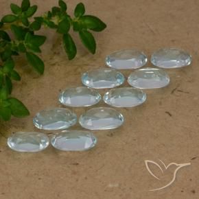 Pedras preciosas de Topázio Céu azul natural de 2.71 ct, oval, VS