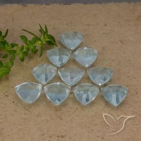 Pedras preciosas de Topázio Céu azul natural de 5.31 ct, Trilhão, VS