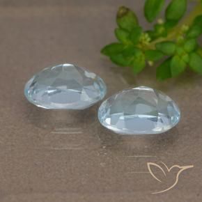 Pedras preciosas de Topázio Céu azul natural de 2.25 ct, oval, VVS-VS