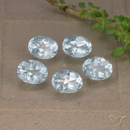 4.96ctw Natural Céu azul Topázio, oval, VVS-VS, Photo A