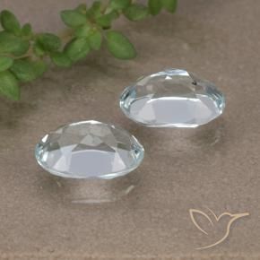 Pedras preciosas de Topázio Céu azul natural de 2.03 ct, oval, VVS-VS