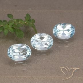 Pedras preciosas de Topázio Céu azul natural de 2.54 ct, oval, VS
