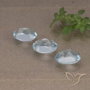 Pedras preciosas de Topázio Céu azul natural de 2.54 ct, oval, VS