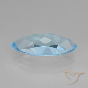 Topázio Azul Suíço Natural 3.54ct, Marquesa, VVS-VS