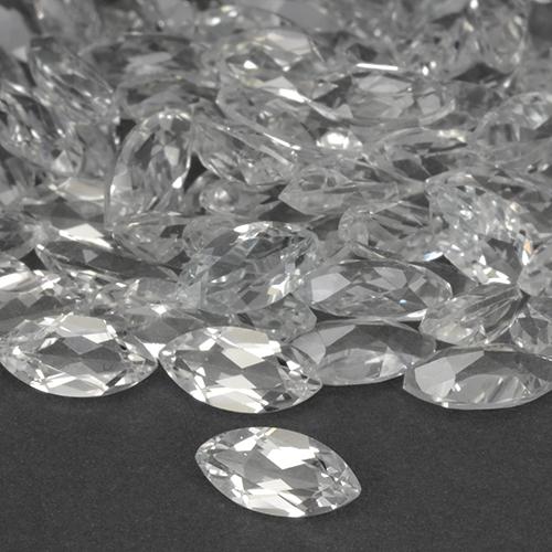 Topázio branco quente Natural 0.28ct, Marquesa, VVS-VS