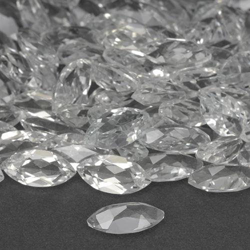 Topázio branco quente Natural 0.28ct, Marquesa, VVS-VS