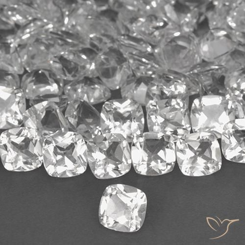 Topázio Branco Natural 0.47ct, Almofada, VVS-VS