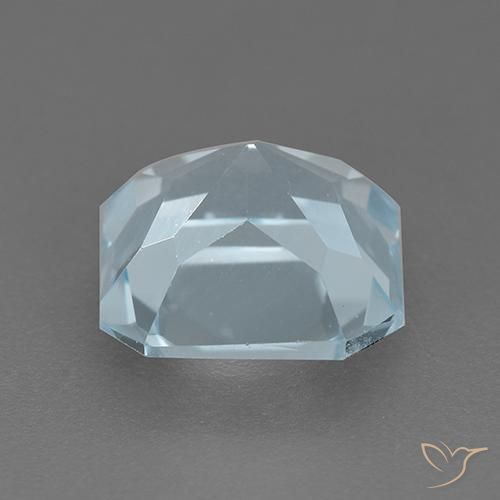 Topázio Céu azul Natural 2.87ct, Corte Octógono / Esmeralda, VVS