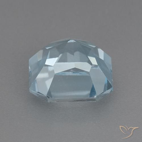 Topázio Céu azul Natural 3.13ct, Corte Esmeralda, VVS