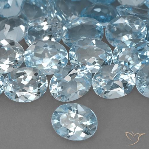 Topázio Céu azul Natural 2.31ct, oval, VVS-VS