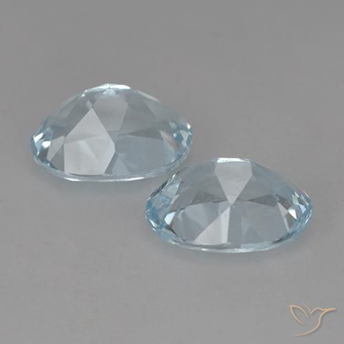 Pedras preciosas de Topázio Céu azul natural de 4.64 ct, oval, VVS-VS