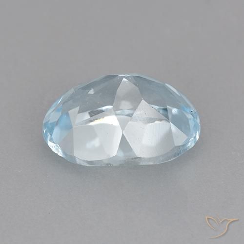 Topázio Céu azul Natural 2.46ct, oval, VVS-VS