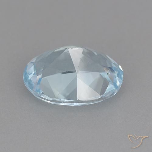 Topázio Céu azul Natural 2.32ct, oval, VVS-VS
