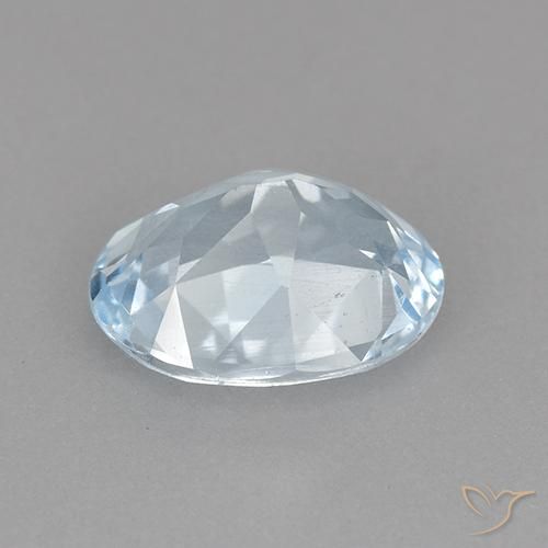 Topázio Céu azul Natural 2.14ct, oval, VVS-VS
