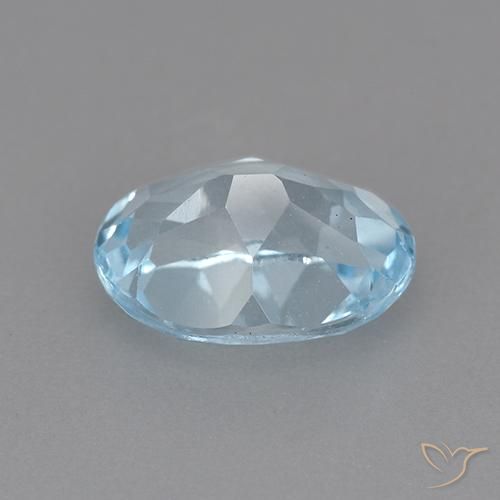 Topázio Céu azul Natural 2.25ct, oval, VVS-VS