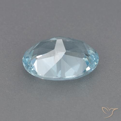 Topázio Céu azul Natural 2.11ct, Corte Oval, VVS