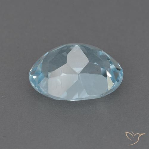 Topázio Céu azul Natural 2.36ct, oval, VVS-VS