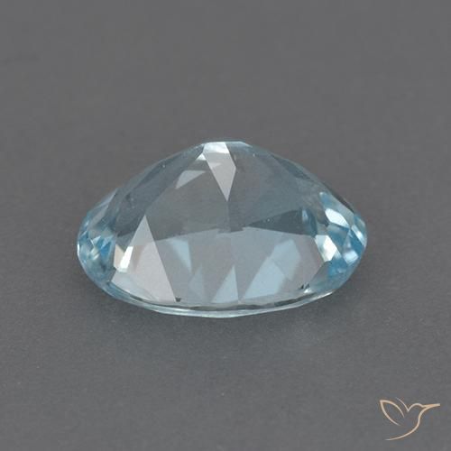 Topázio Céu azul Natural 2.22ct, oval, VVS-VS