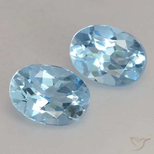 Pedras preciosas de Topázio Céu azul natural de 2.30 ct, oval, VVS-VS