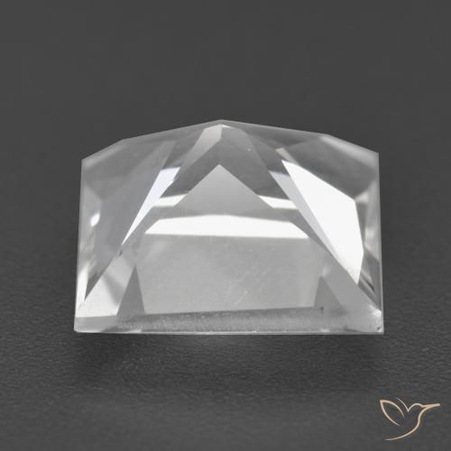 Topázio Branco Natural 4.42ct, Quadrado, VVS-VS