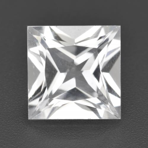 Topázio Branco Natural 4.81ct, Quadrado, VVS-VS