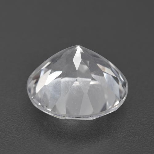 Topázio branco natural 4,23ct, corte redondo, VVS-VS