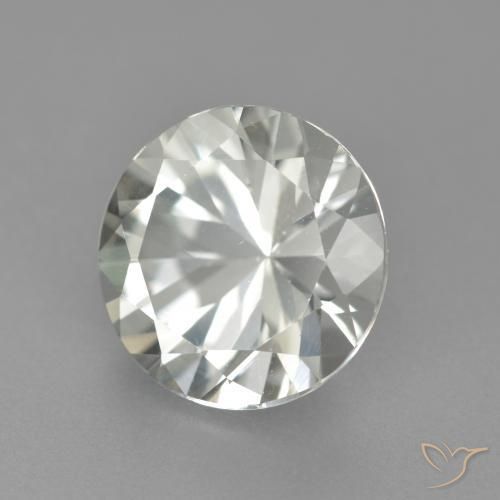 Topázio Branco Natural 4.05ct, Redondo, VS