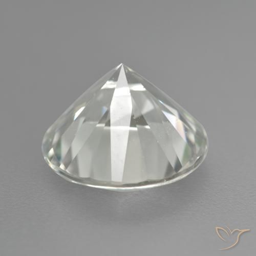 Topázio Branco Natural 4.05ct, Redondo, VS