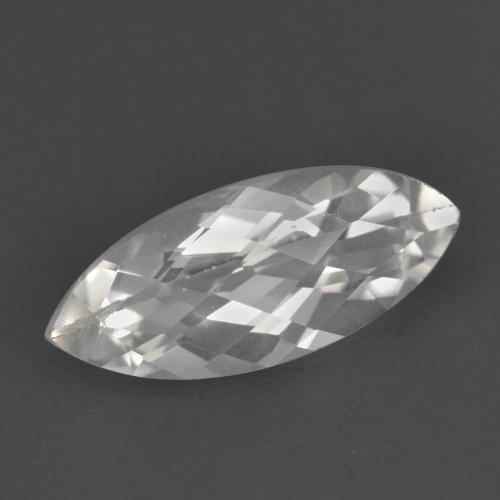 Topázio branco natural 1,62ct, marquise, VS