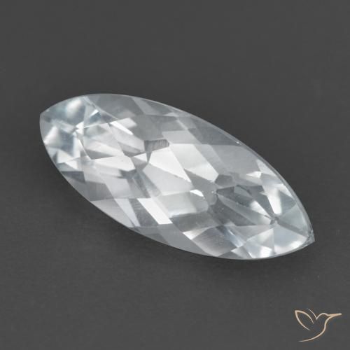 Topázio Branco azulado Natural 1.74ct, Marquesa, VS
