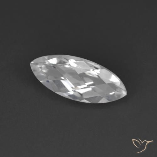 Topázio Branco Natural 1,72ct, Marquesa, VS