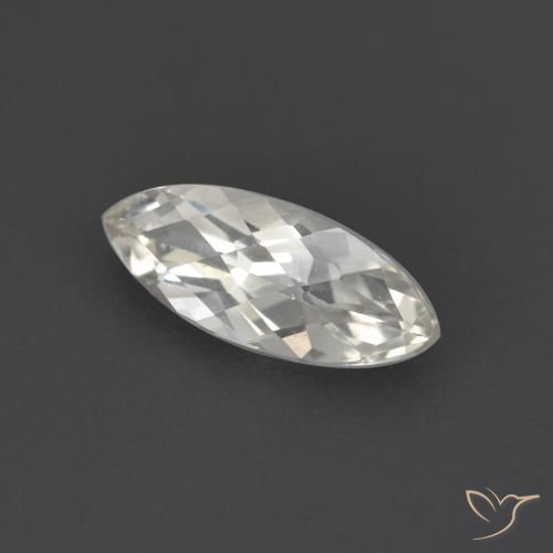 Topázio branco quente Natural 1.67ct, Marquesa, VS