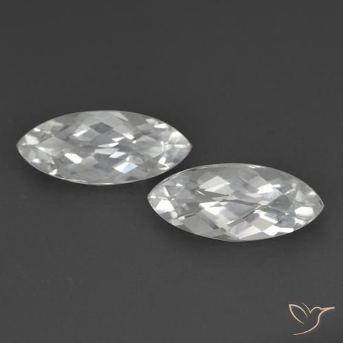 3.35ctw Natural Branco Topázio, Marquesa, VS