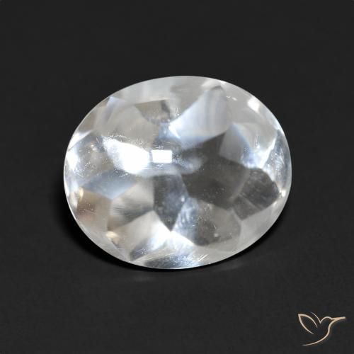 Topázio Branco claro Natural 5.49ct, oval, Transparente