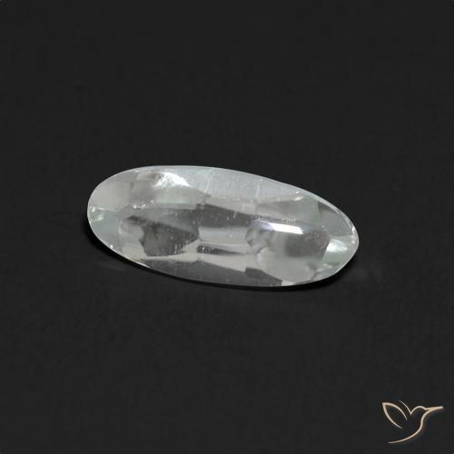 Topázio Branco claro Natural 1.40ct, oval, Transparente