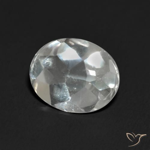 Topázio Branco Natural 3.51ct, oval, Transparente