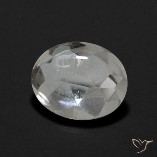 Topázio Branco Natural 3.36ct, oval, Transparente