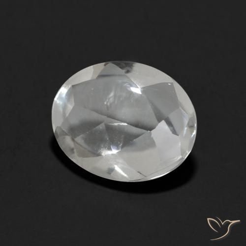 Topázio Branco claro Natural 3.30ct, oval, Transparente