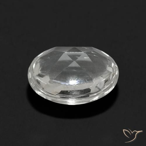Topázio Branco claro Natural 3.46ct, oval, Transparente