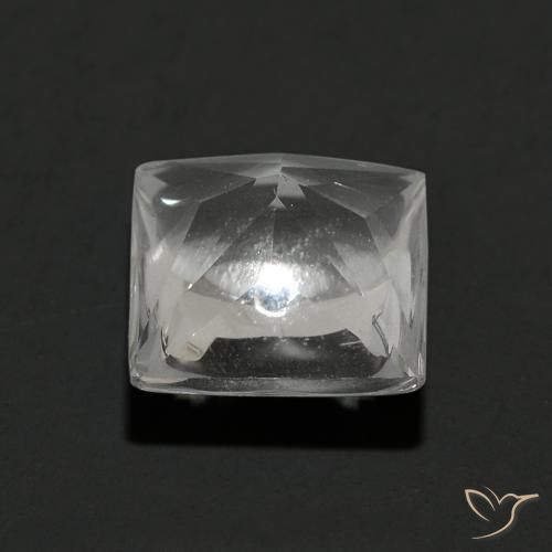 Topázio Branco claro Natural 2.32ct, Quadrado, Transparente