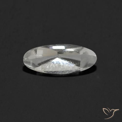 1.15ct Natural Branco claro Topázio, oval, Transparente