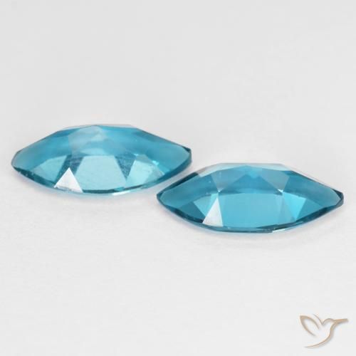 Pedras preciosas de Topázio Londres Azul natural de 2.23 ct, Marquesa, VS