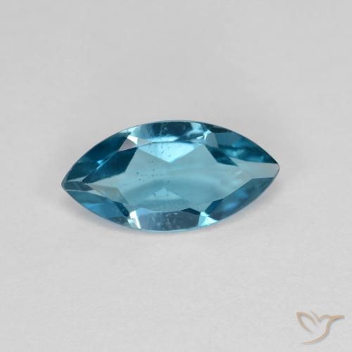 1.01ct Natural Londres Azul Topázio, Marquesa, VS