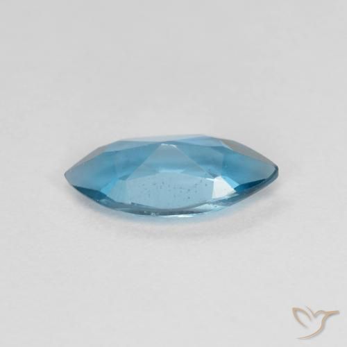 Topázio Azul Suíço Natural 1.09ct, Marquesa, VS