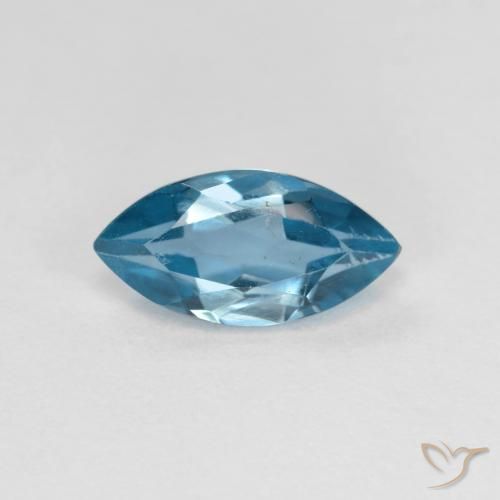 1.26ct Natural Azul Suíço Topázio, Marquesa, VS
