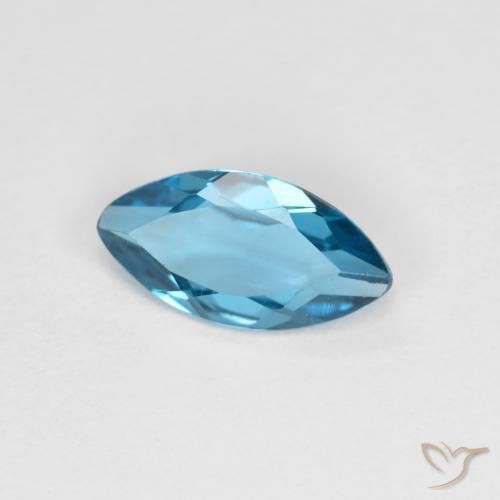 Topázio Londres Azul Natural 1.02ct, Marquesa, VS