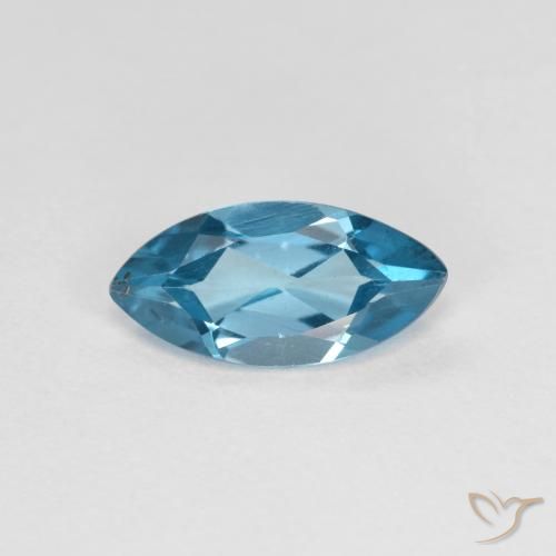 1.15ct Natural Londres Azul Topázio, Marquesa, VS