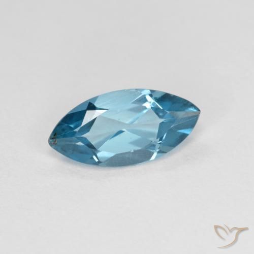 Topázio Londres Azul Natural 1.15ct, Marquesa, VS