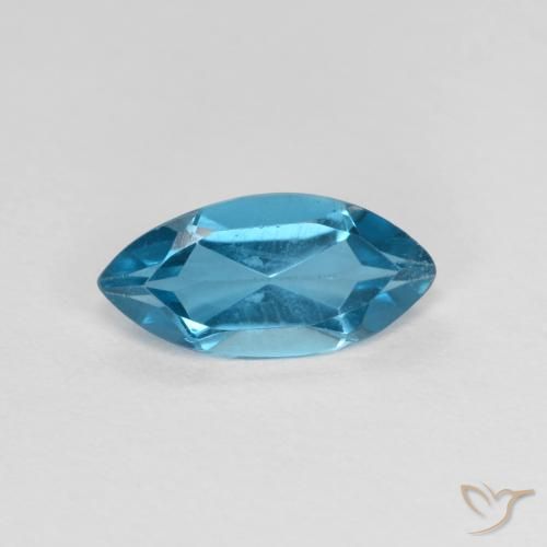 1.09ct Natural Azul Suíço Topázio, Marquesa, VS