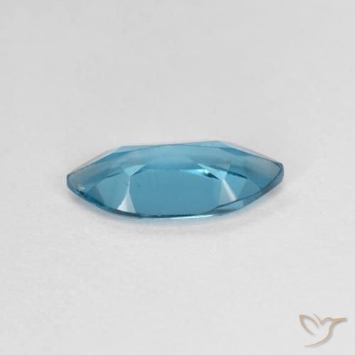 Topázio Azul Suíço Natural 1.09ct, Marquesa, VS